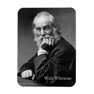 Nödvändigt Walt Whitman porträtt Magnet