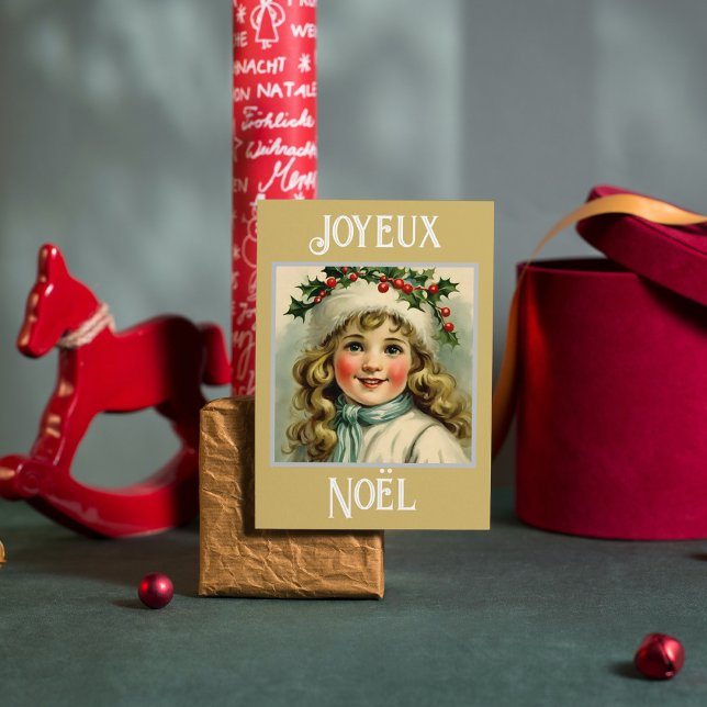 Noel a Paris collage Helgkort (Skapare uppladdad)