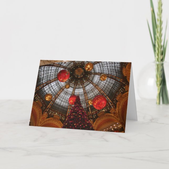 Noël àParis dropp - Galeries Lafayette Helgkort (Framsida)