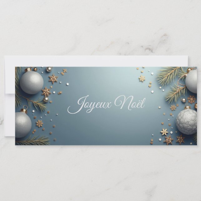 noël argent bleu   (Framsida)