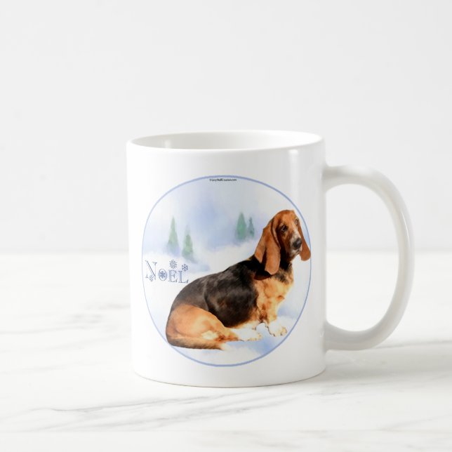 Noel Basset Hound Mugg (Höger)