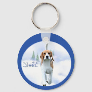 Noel Beagle Keychain Nyckelring