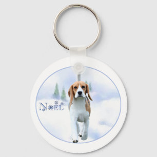 Noel Beagle Keychain Nyckelring