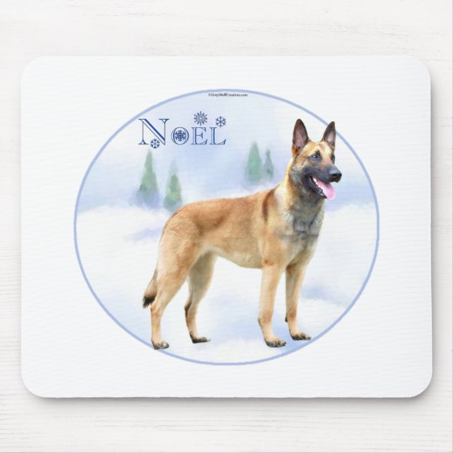Noel Belgium Malinois Musmatta (Framsidan)
