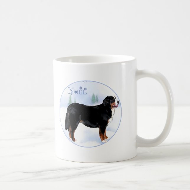 Noel Bernese Mountain Hund Kaffemugg (Höger)