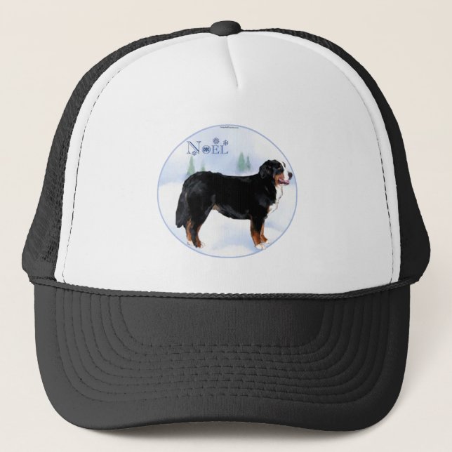 Noel Bernese Mountain Hund Truckerkeps (Framsida)