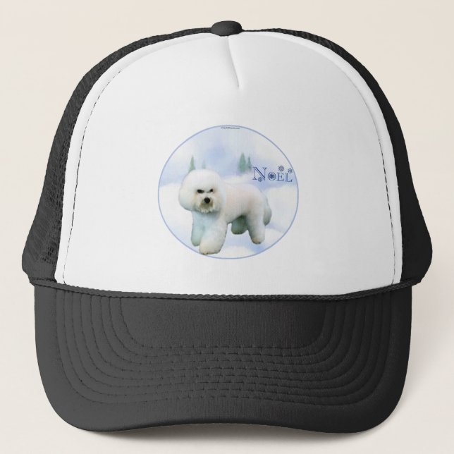Noel Bichon Frise Keps (Framsida)