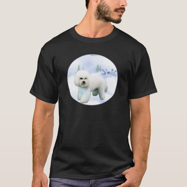 Noel Bichon Frise Tee Shirt (Framsida)