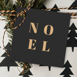 Noel Black och Guld   Snyggten Trendig jul Gåvor Etiketter