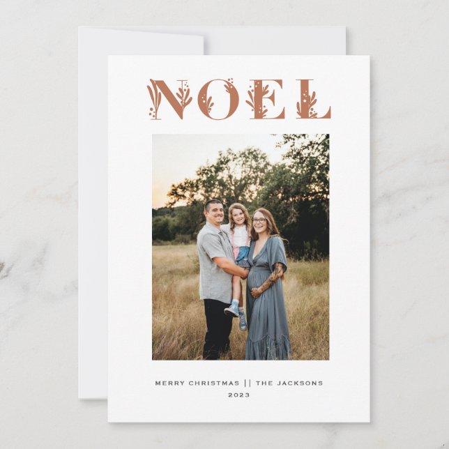 Noel Boho Jul religiös  Julkort (Framsida)