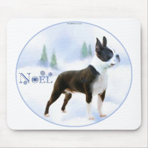 Noel Boston Terrier Mousepad Musmatta