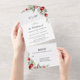 Noel Botanic Winter Wedding all in one tender