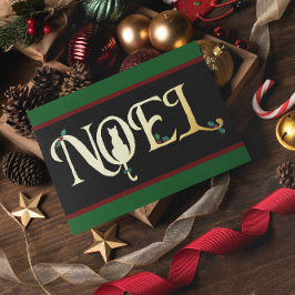 Noel Cat jul-Helgdag-kort
