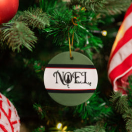 Noel Cat Photo Helgdag Ornament