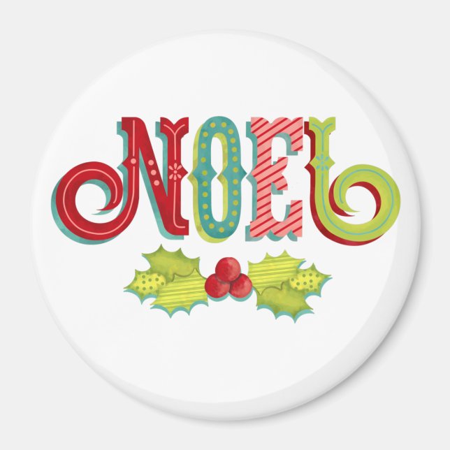 Noel Colorful jul Magnet (Framsidan)