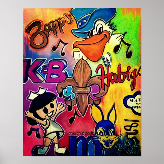 Noel Estes 72marknadsföring Art - bästa Nola-utskr Poster (Framsidan)