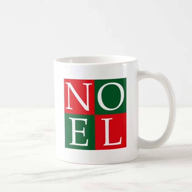NOEL för popkonstjul Kaffemugg (Höger)