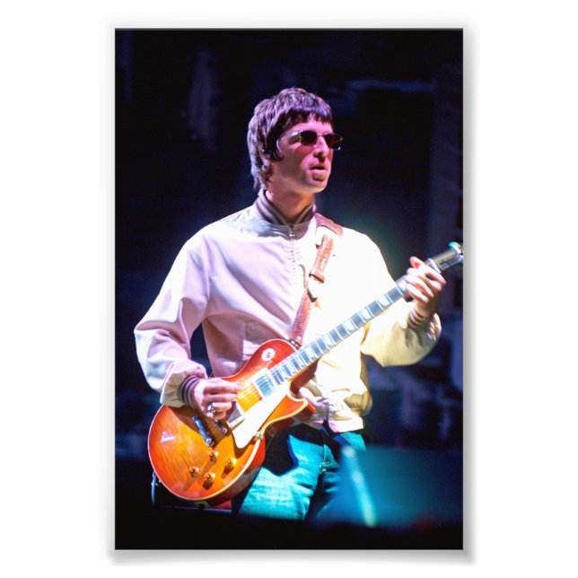 Noel Gallagher Oasis Reading Sten Festival Fototryck (Framsidan)