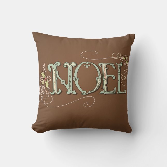 Noel/God jul Reversible Decorative Pillow Kudde (Framsida)
