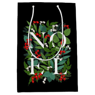 NOEL Greenery Berries jul Black