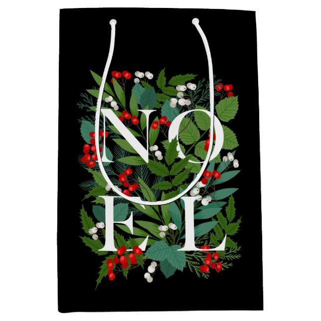 NOEL Greenery Berries jul Black (Framsidan)