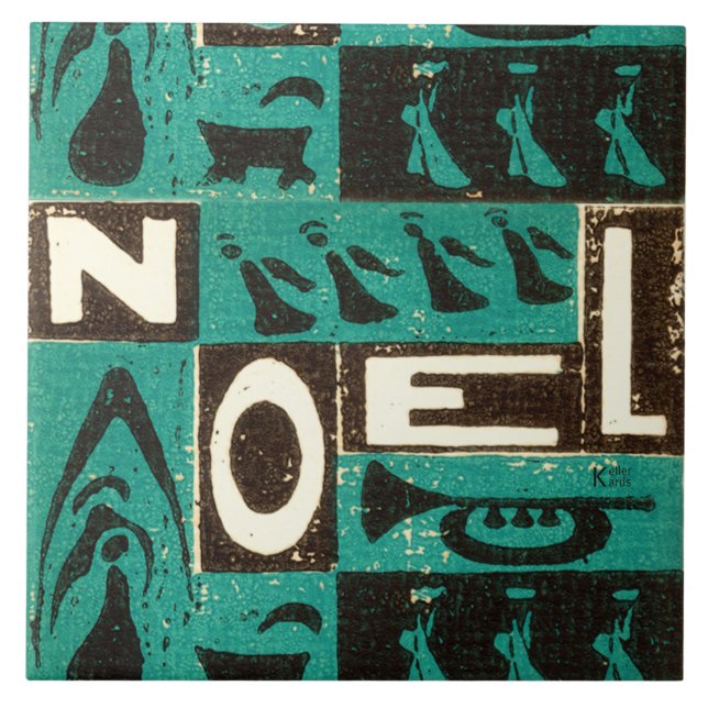 Noel Grönt Kakelplatta (Framsidan)