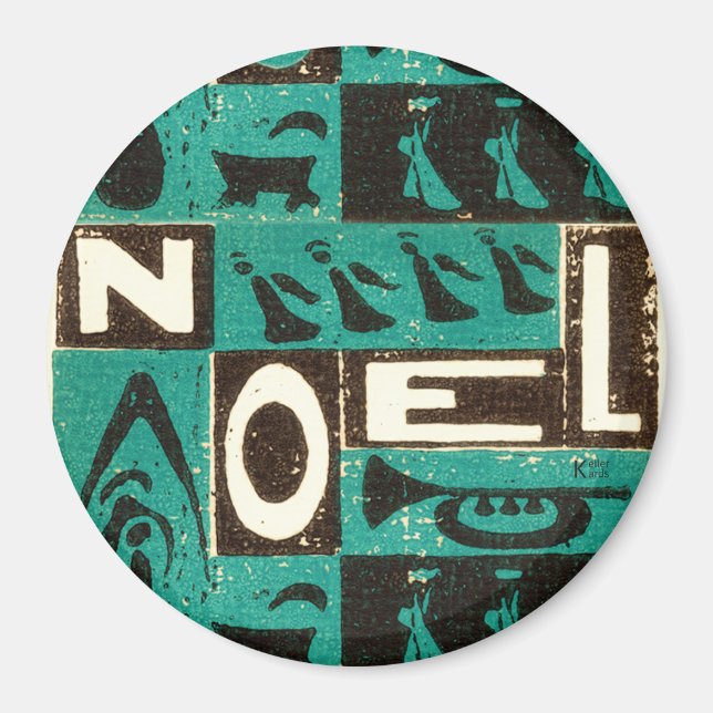 Noel Grönt Magnet (Framsidan)