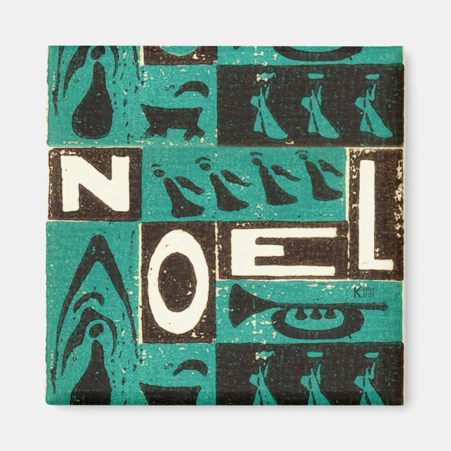 Noel Grönt Magnet (Framsidan)