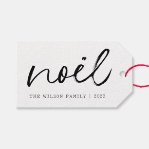 Noel Handwriter Family Simple CHRISTMAS Presentetikett
