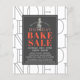 NOEL Helgdag Bake Sale White Flyer