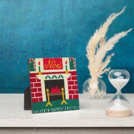 Noel Helgdag Brick Fireplace Crochet Free