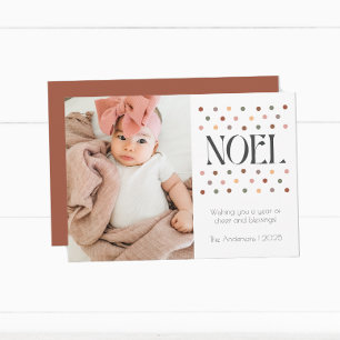 Noel-Helgdag för Retro-Vintage Julkort