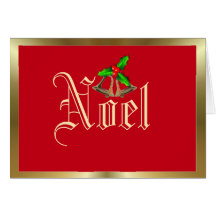 Noel holly och bär röd jul