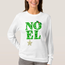 NOEL i GRÖNT JULGRAN MÖNSTER T Shirt