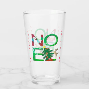 Noel jul Glass Kopp