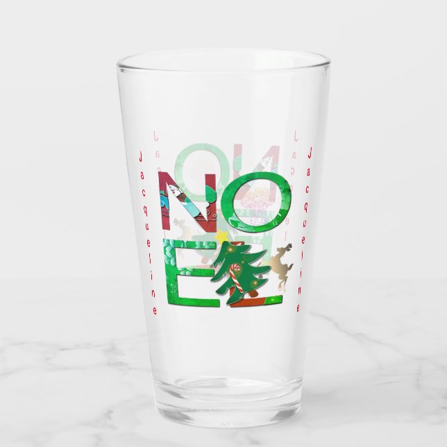 Noel jul Glass Kopp (Baksida)