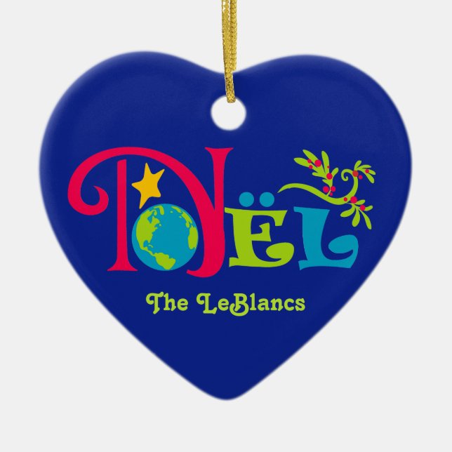 Noël Jul Julgransprydnad Keramik (Framsidan)