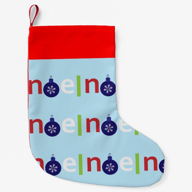 Noel Jul Stocking Liten Julstrumpa (Framsidan)