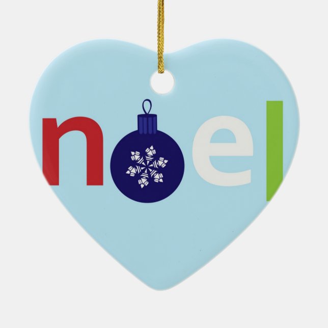 Noel Julgransprydnad Keramik (Baksidan)