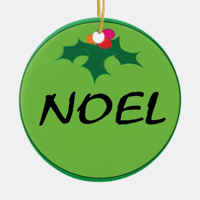 NOEL JULGRANSPRYDNAD KERAMIK (Framsidan)