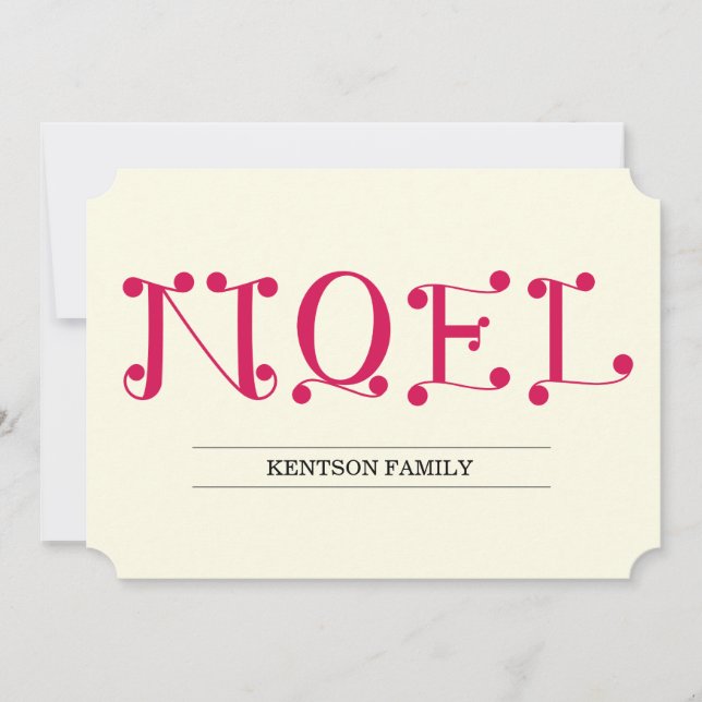 NOEL JULKORT (Framsida)