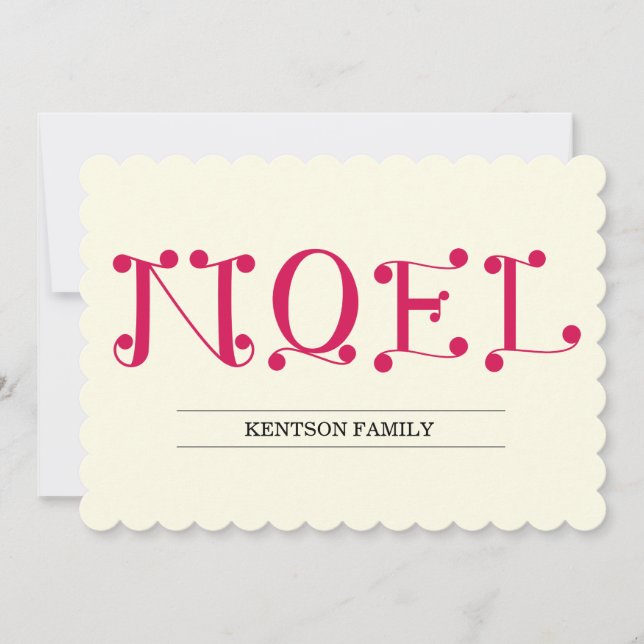 NOEL JULKORT (Framsida)