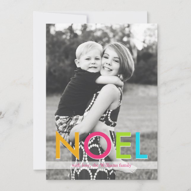 NOEL | Julkort (Framsida)