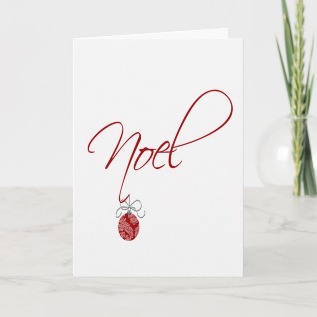 Noel-julkort för prydnadsföremål Helgdag Helgkort (Framsida)