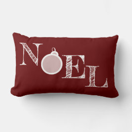 Noel Maroon Helgdag Dekorativ kudde