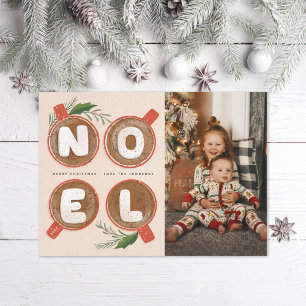 Noel Marshmallows Varm Kakao Foto Julkort