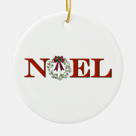 Noel med andedräkt julgransprydnad keramik