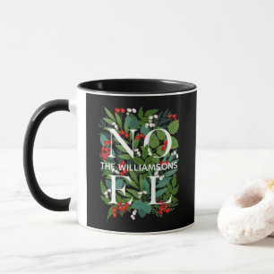 NOEL Personlig Family Namn-jul Mugg