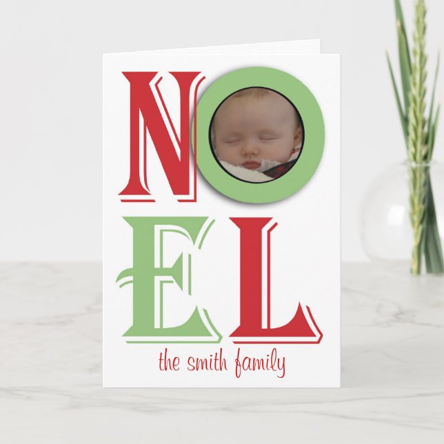 Noel Photo Card Helgkort (Framsida)