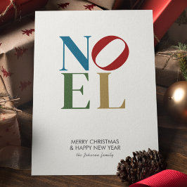 NOEL Pop Brev Art Inspired jul Julkort